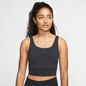 Nike Yoga Luxe Women's Infinalon Crop Top Size S (4–6) Black